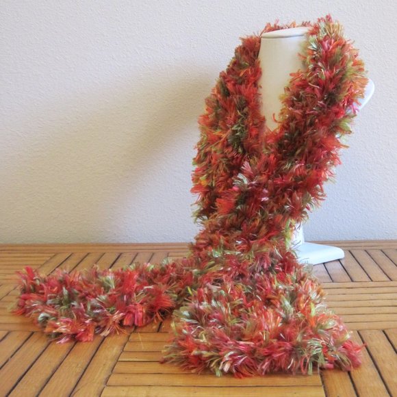 2 Rust Tone Scarves - Picture 2 of 8